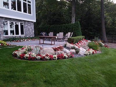 Patio design in Traverse City, Northern Michigan